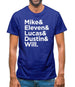 Mike & Eleven & Lucas & Dustin & Will Mens T-Shirt