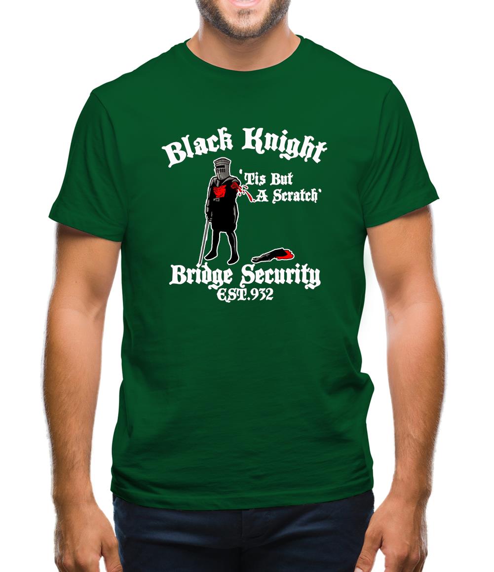 Black Knight Bridge Security Mens T-Shirt