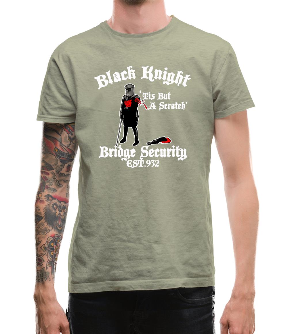 Black Knight Bridge Security Mens T-Shirt