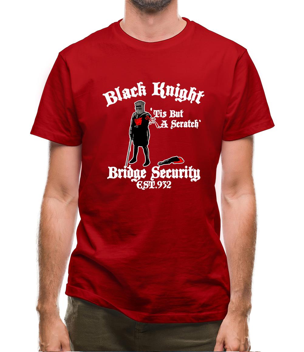 Black Knight Bridge Security Mens T-Shirt