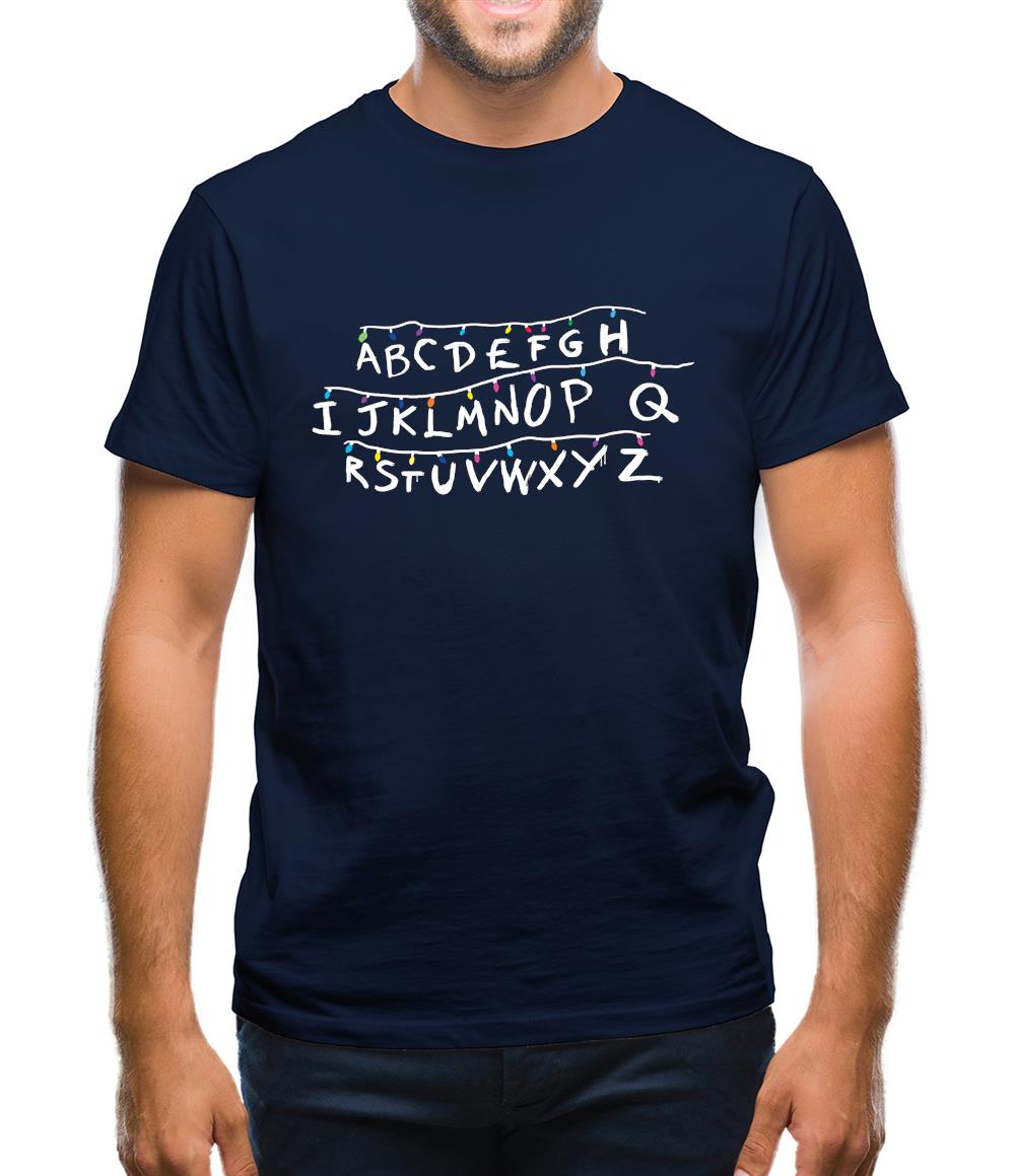 Stranger Alphabets Mens T-Shirt