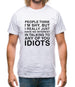 People Think I'm Shy... But Really I Have No Interest In Talking To Idiots Mens T-Shirt