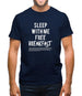 Sleep With Me. Free Breakfast Mens T-Shirt