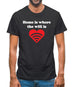 Home Is Where The Wifi Is Mens T-Shirt