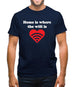 Home Is Where The Wifi Is Mens T-Shirt