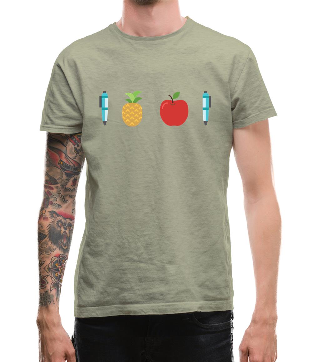 Pen Pineapple Apple Pen Mens T-Shirt