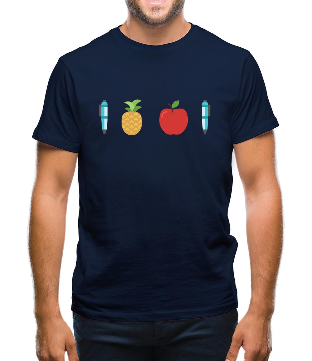Pen Pineapple Apple Pen Mens T-Shirt