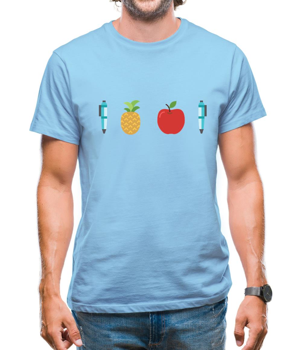 Pen Pineapple Apple Pen Mens T-Shirt