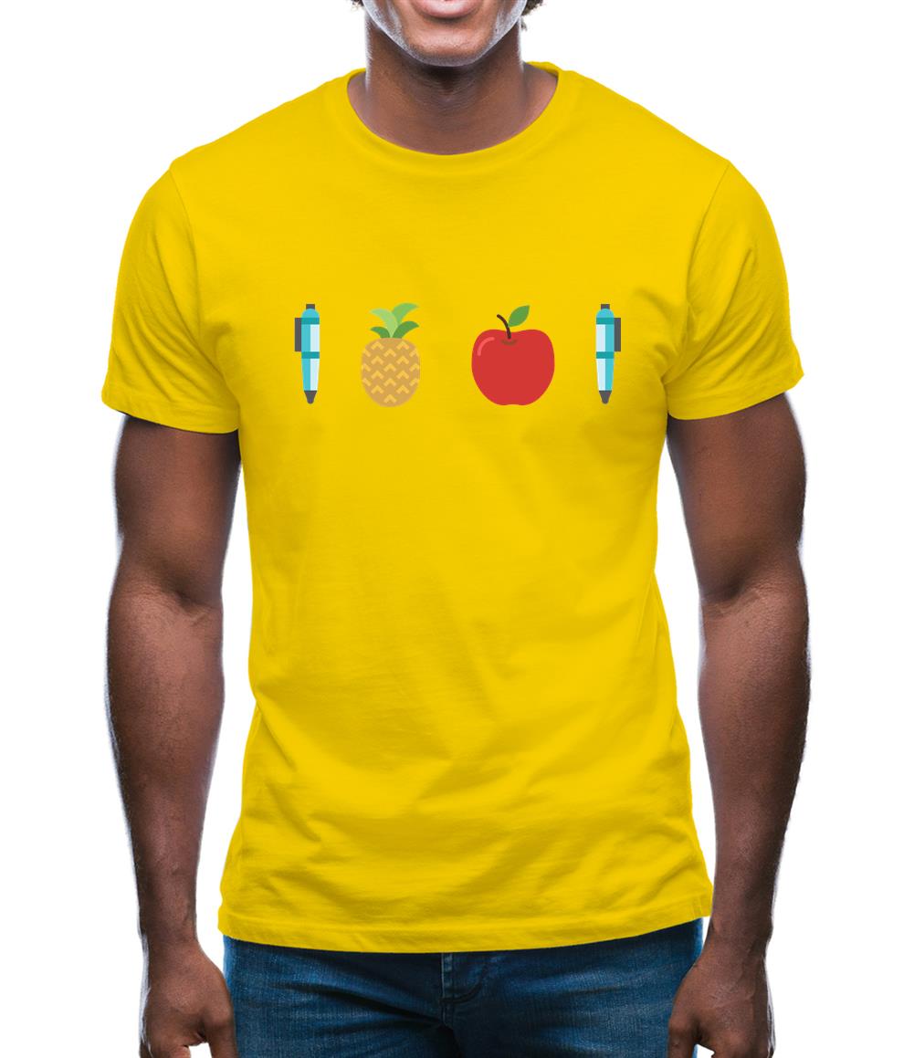Pen Pineapple Apple Pen Mens T-Shirt