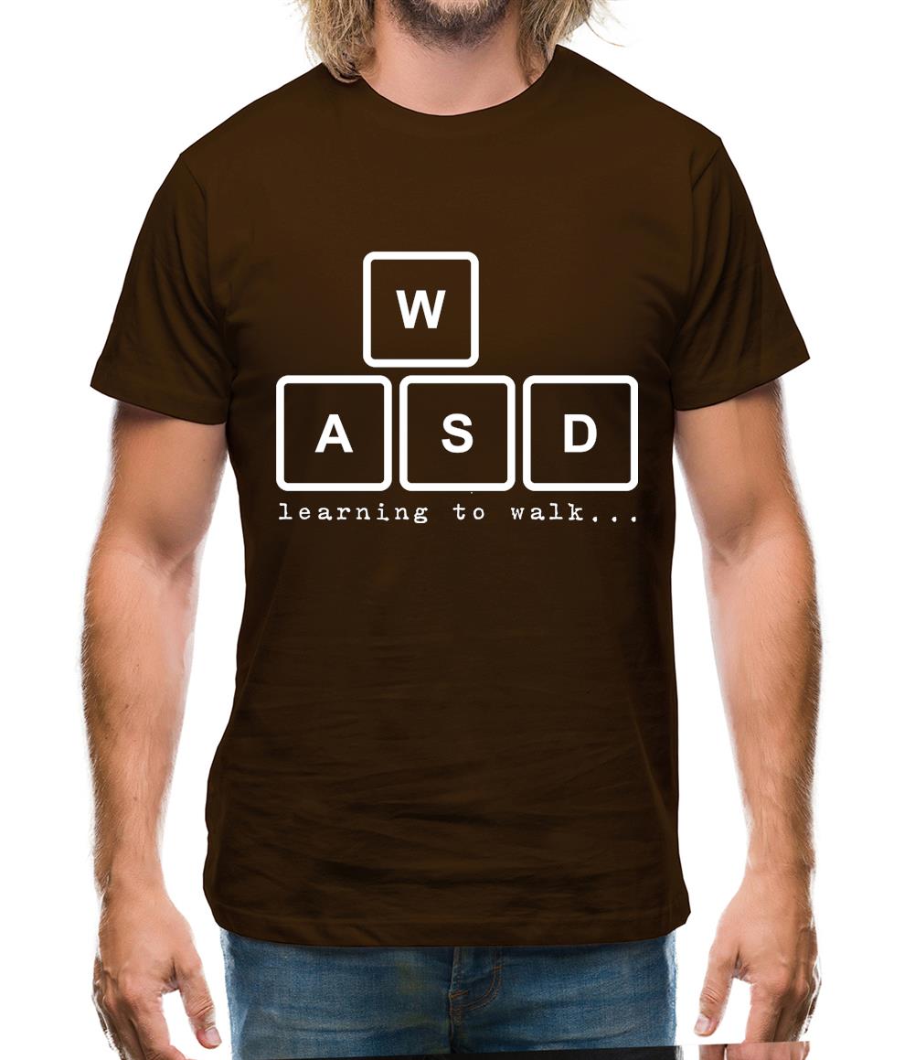 WASD Learning To Walk Mens T-Shirt