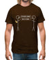 Stickman Banana Mens T-Shirt