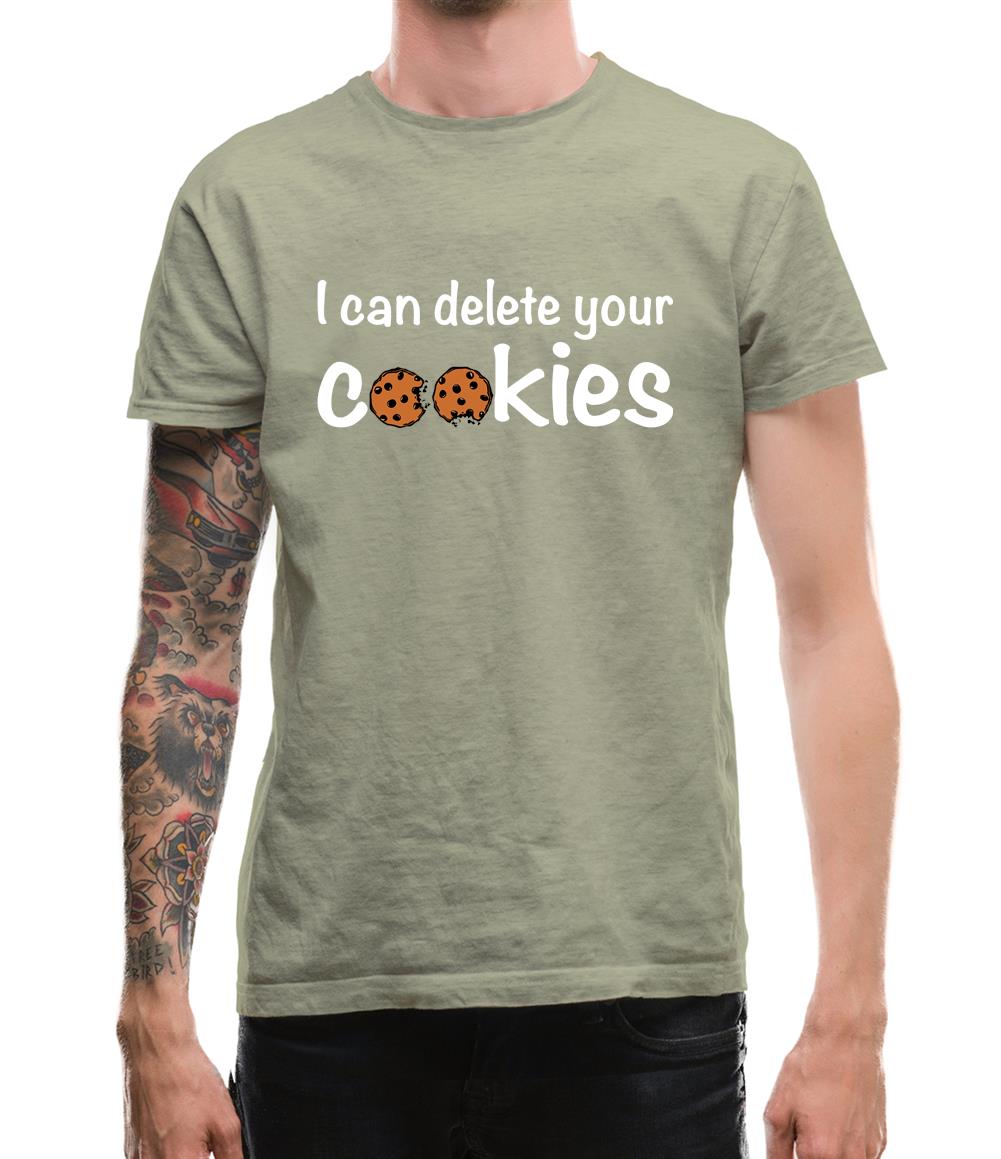 I Can Delete Your Cookies Mens T-Shirt
