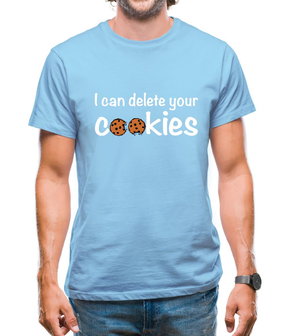 I Can Delete Your Cookies Mens T-Shirt