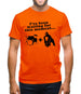 Gorilla + Drums Mens T-Shirt