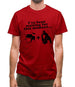 Gorilla + Drums Mens T-Shirt