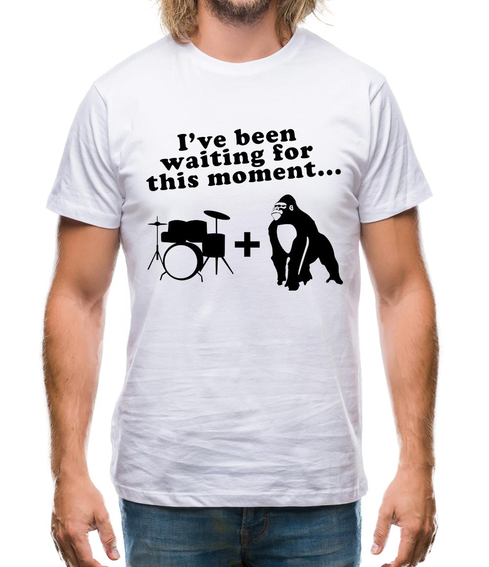 Gorilla + Drums Mens T-Shirt