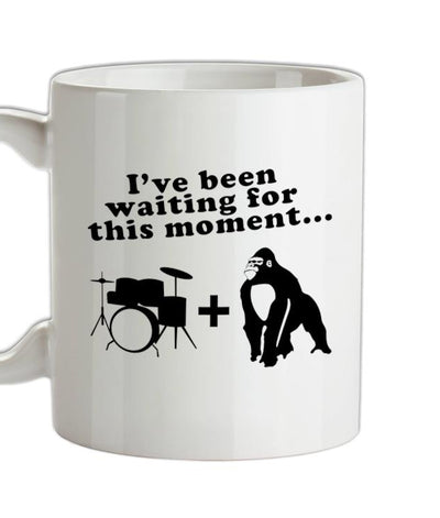 Gorilla + Drums Ceramic Mug