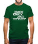 Knock Knock Jokes - Completely Wasted On The Homeless! Mens T-Shirt