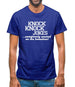 Knock Knock Jokes - Completely Wasted On The Homeless! Mens T-Shirt