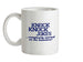 Knock Knock Jokes - Completely Wasted On The Homeless! Ceramic Mug