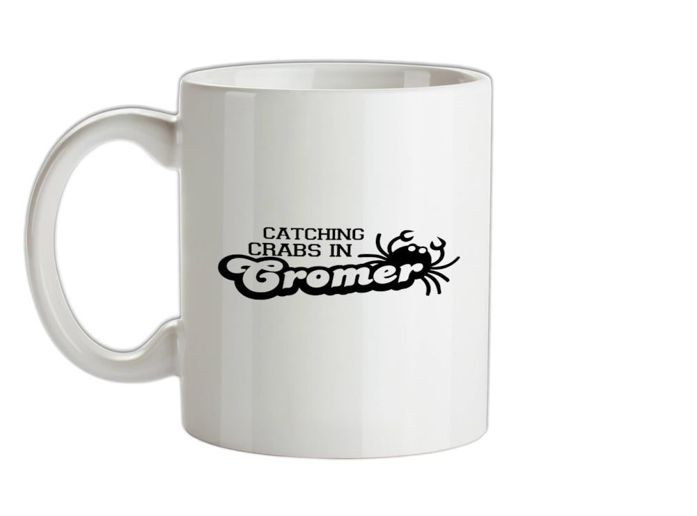 Catching Crabs In Cromer Ceramic Mug