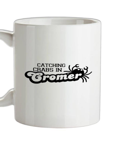 Catching Crabs In Cromer Ceramic Mug