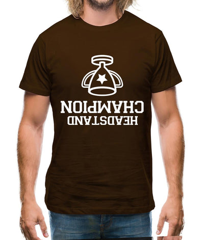 Headstand Champion Mens T-Shirt