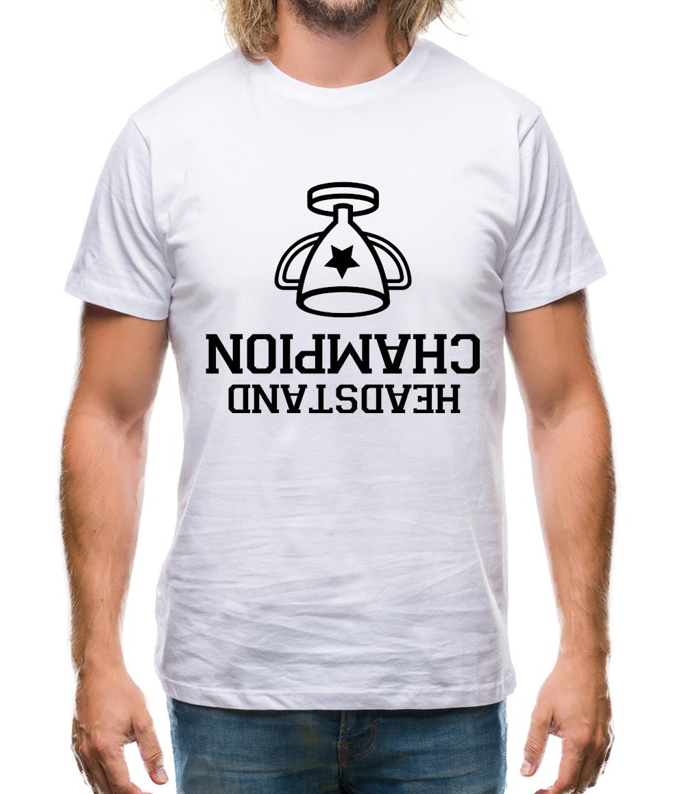 Headstand Champion Mens T-Shirt