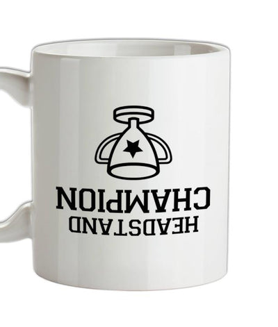 Headstand Champion Ceramic Mug
