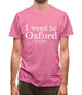 I Went To Oxford (on holiday) Mens T-Shirt