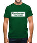 I Facebooked Your Mum Mens T-Shirt