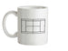 Tennis Court Ceramic Mug