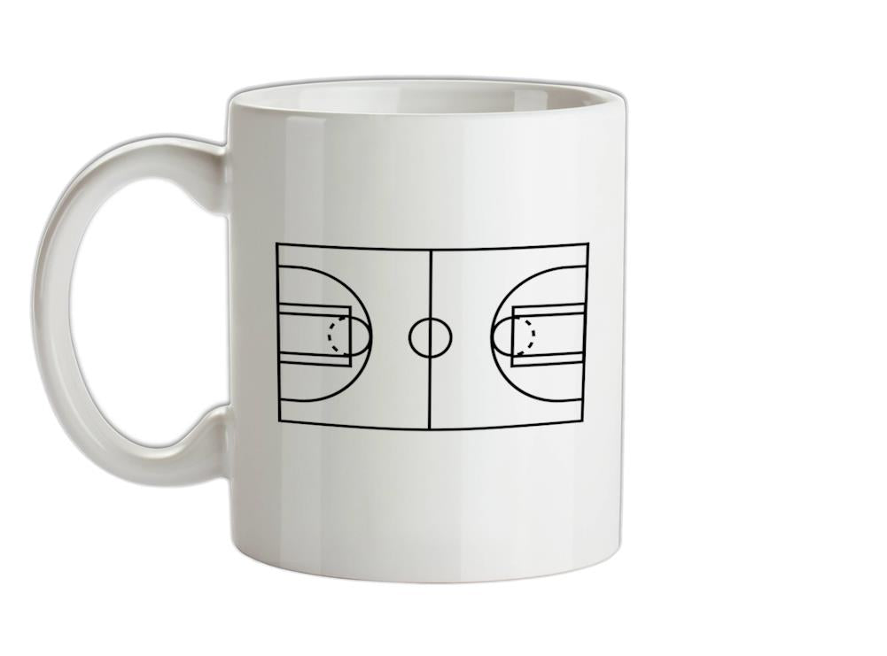 Basketball Court Ceramic Mug
