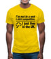 I'm Not In A Wet T-Shirt Competition. I Just Live In The UK Mens T-Shirt