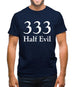 333 Half Evil Mens T-Shirt