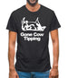 Gone Cow Tipping Mens T-Shirt