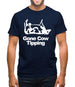 Gone Cow Tipping Mens T-Shirt