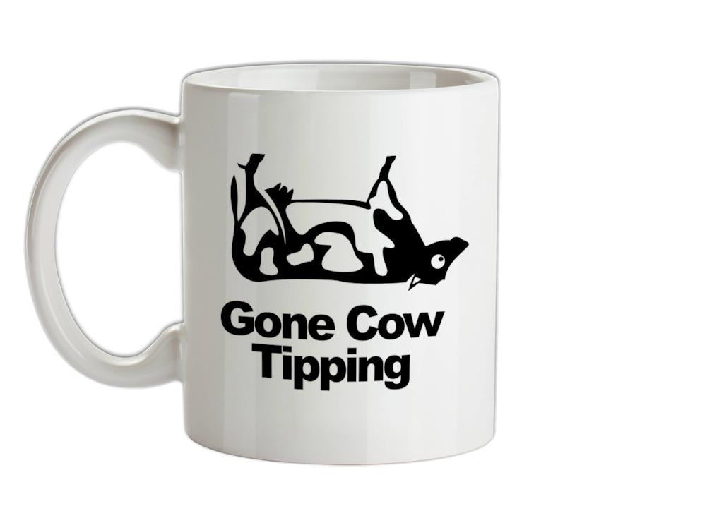 Gone Cow Tipping Ceramic Mug