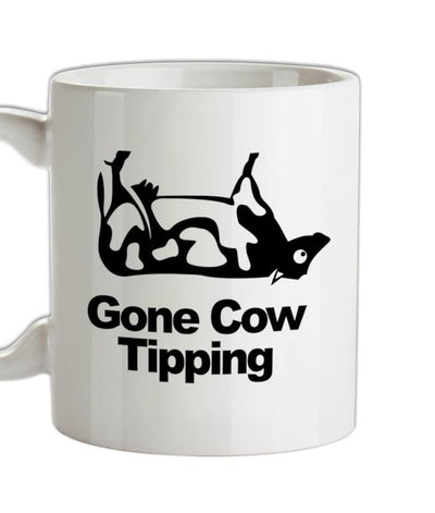 Gone Cow Tipping Ceramic Mug