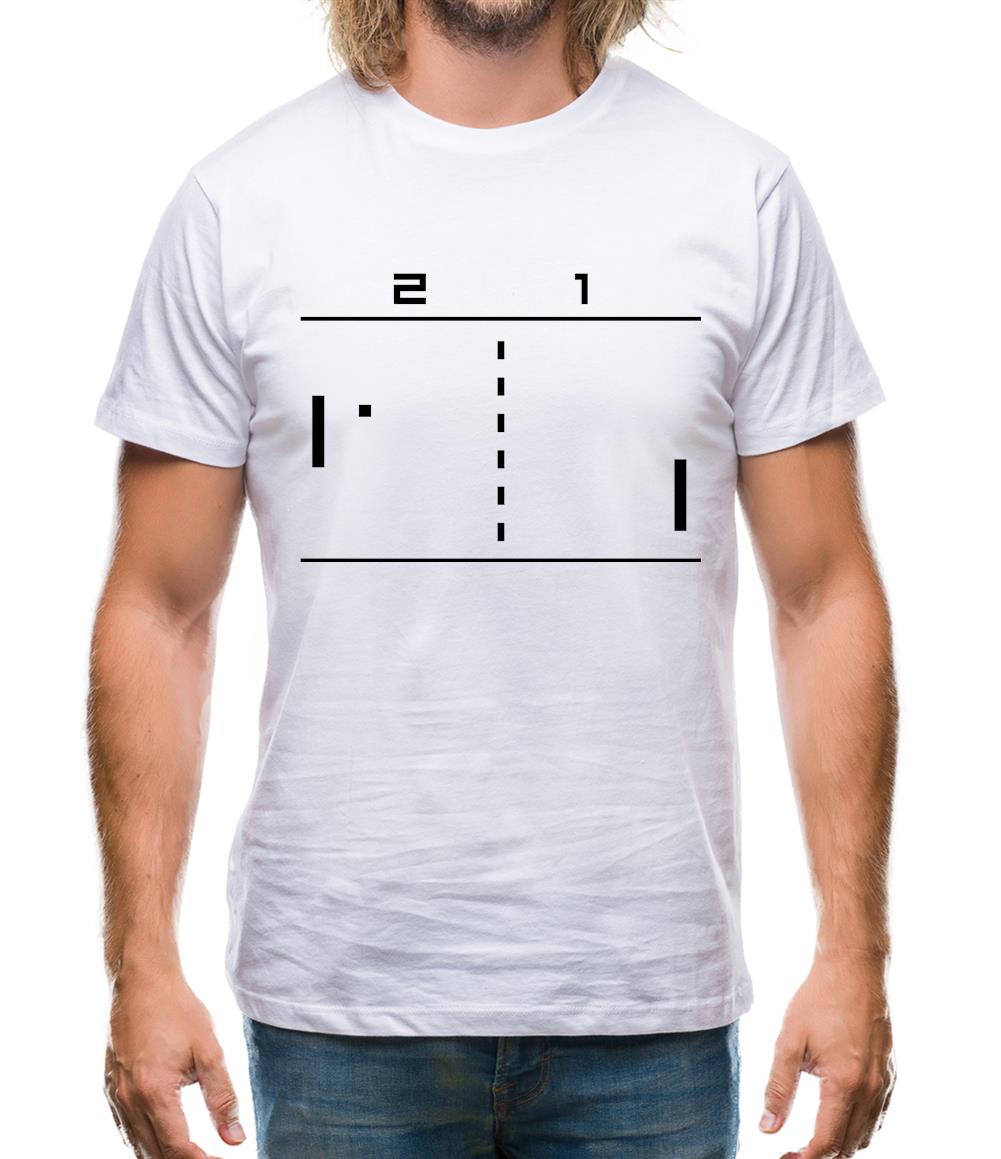 Pong Computer Game Mens T-Shirt