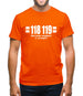 118 119 Got Your Number...(Wrong?!) Mens T-Shirt