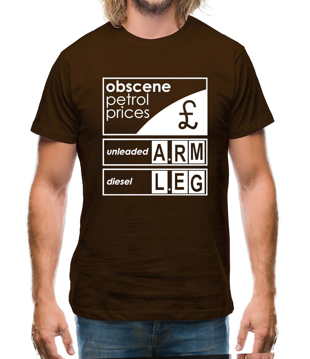 Obscene Petrol Prices Mens T-Shirt
