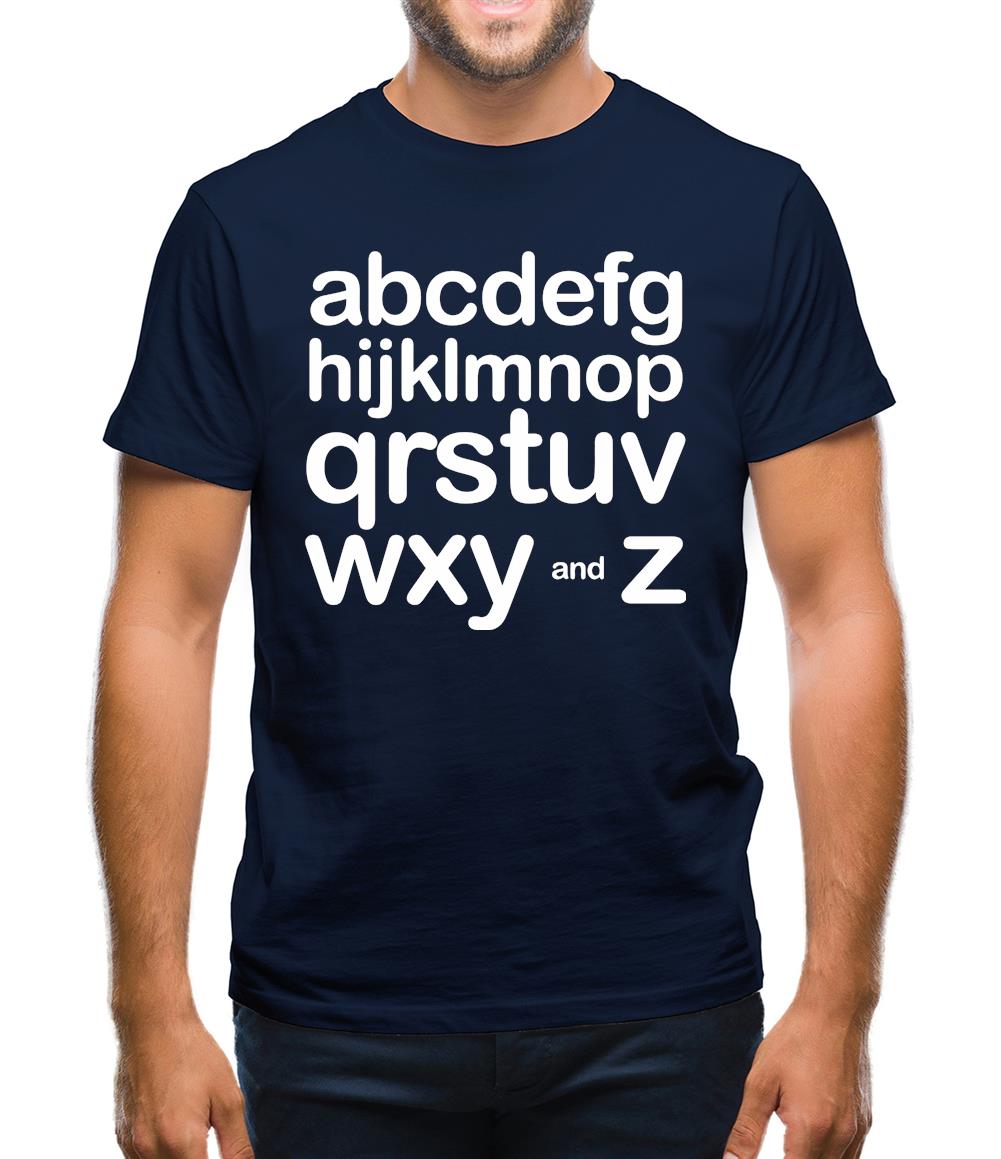 Alphabet Mens T-Shirt