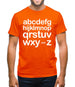 Alphabet Mens T-Shirt