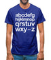 Alphabet Mens T-Shirt