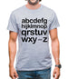Alphabet Mens T-Shirt