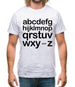 Alphabet Mens T-Shirt