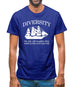 Diversity - An Old Old Wooden Ship Used In The Civil War Era Mens T-Shirt