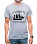 Diversity - An Old Old Wooden Ship Used In The Civil War Era Mens T-Shirt