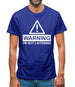 Warning I'm Not Listening Mens T-Shirt